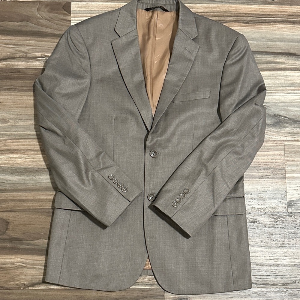 Caravelli Slim Fit Blazer Men's Tan Sport Coat Suit Jacket 40R